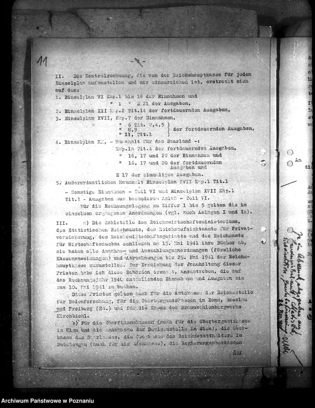 Obraz 15 z jednostki "Jahresabschluss 1940. Reichswirtschaftsverwaltung"