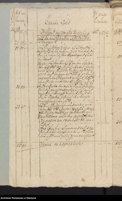 image.from.unit.number "Jahr Kirchen Rechnung der Seehestenschen Kirchen aller Einnahme und Ausgabe wie auch Bau-Rechnung"