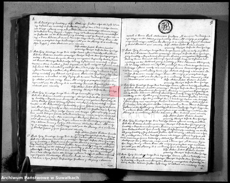 image.from.unit.number "Księga umarłych ru 1808 gminy suwalskiey, powiatu dąbrowskiego w departamencie łomżyńskim na rok 1808"