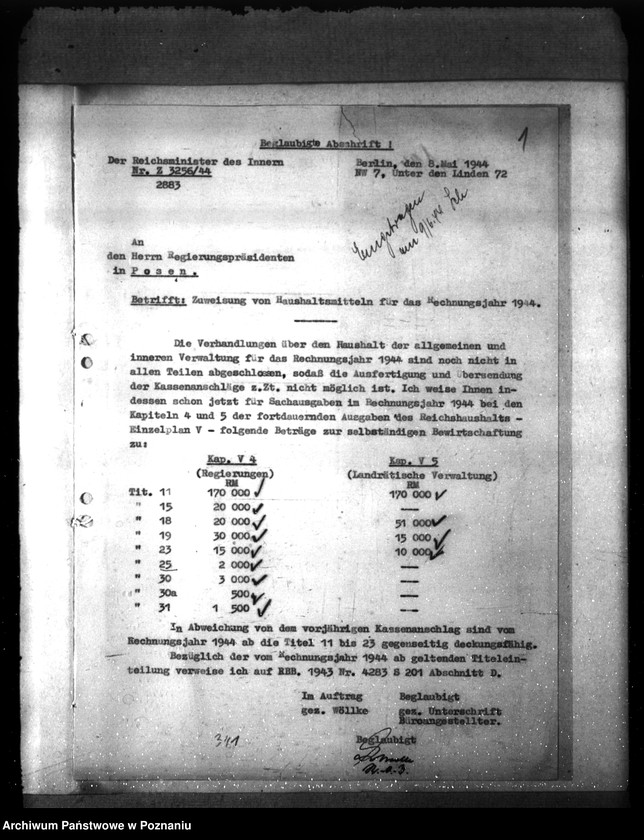 Obraz 5 z jednostki "Haushaltsmittel"