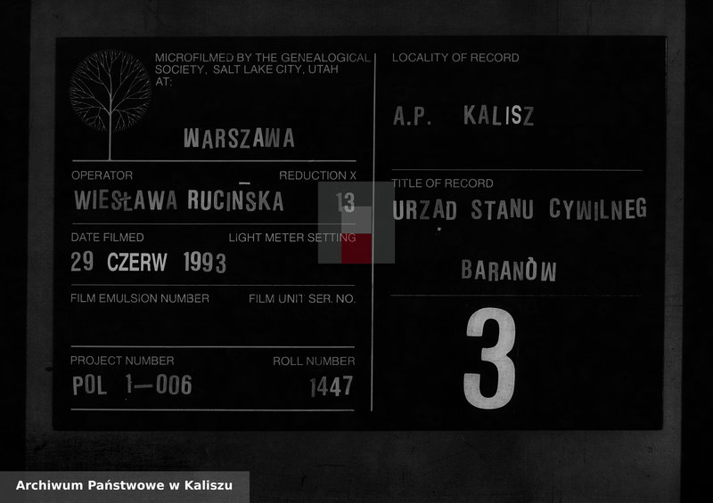 Obraz 1 z jednostki "[Księga zgonów]"
