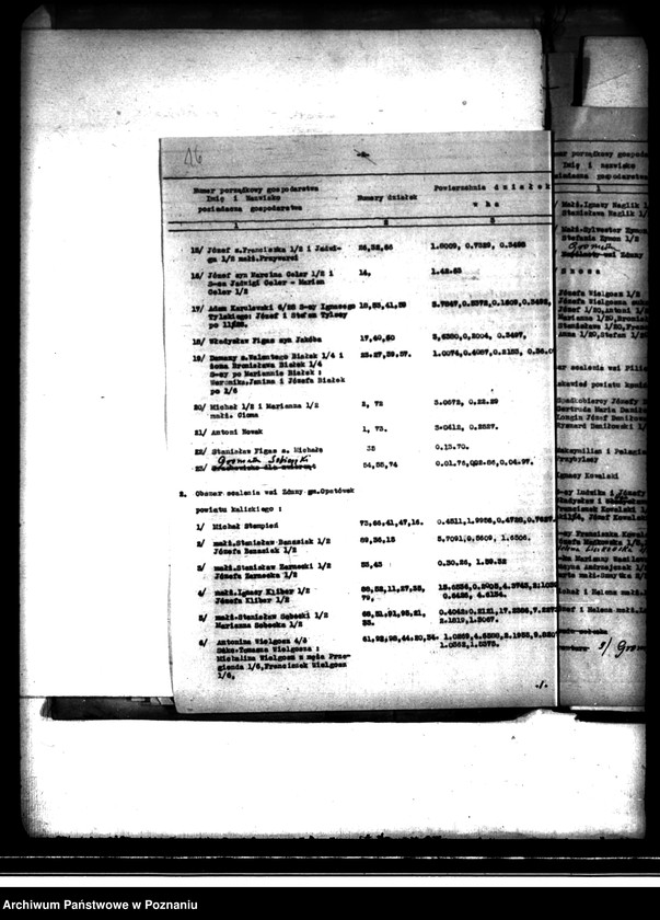 Obraz 20 z jednostki "Regulacja hipoteczna scalonych gruntów Sobiesęki powiatu kaliskiego"