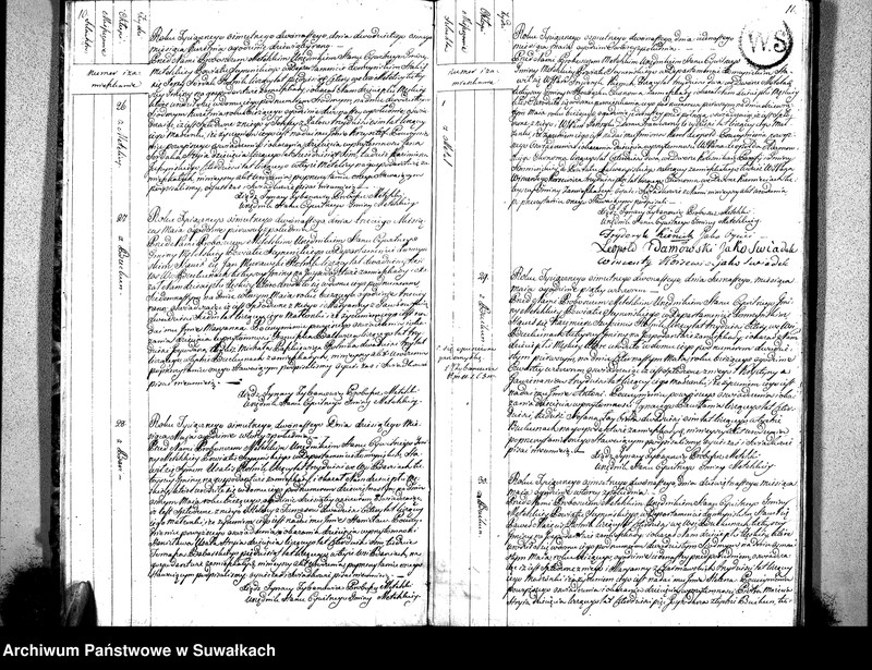 image.from.unit.number "Księgo Aktów Urodzenia Urzędnika Stanu Cywilnego Gminy Metelskiey Powiatu Seyneńskiego Departamentu Łomżyńskiego od 1- go Stycznia Tysiąc Osimset dwónastego Roku"