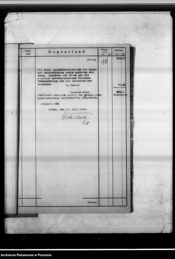 Obraz 16 z jednostki "Landesgut Lipnitz [Rysunki]."