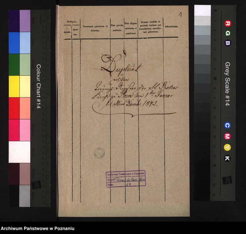 Obraz 3 z jednostki "Duplicat aus dem trauungs- Register"