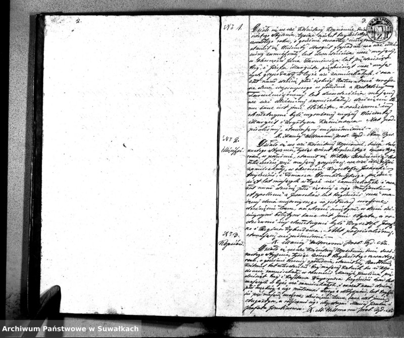 image.from.unit.number "Duplikat Aktów Urodzonych, Zaślubionych i Zeszłych Kościoła Parafialnego Kopciowskiego 1834 Roku"