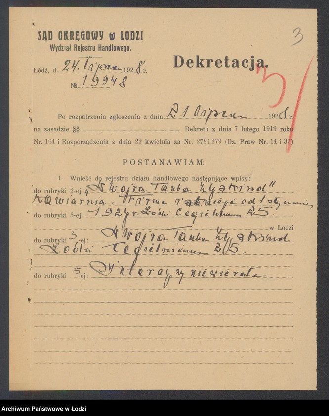 Obraz 5 z jednostki "Dwojra Tauba Zyskind – kawiarnia"