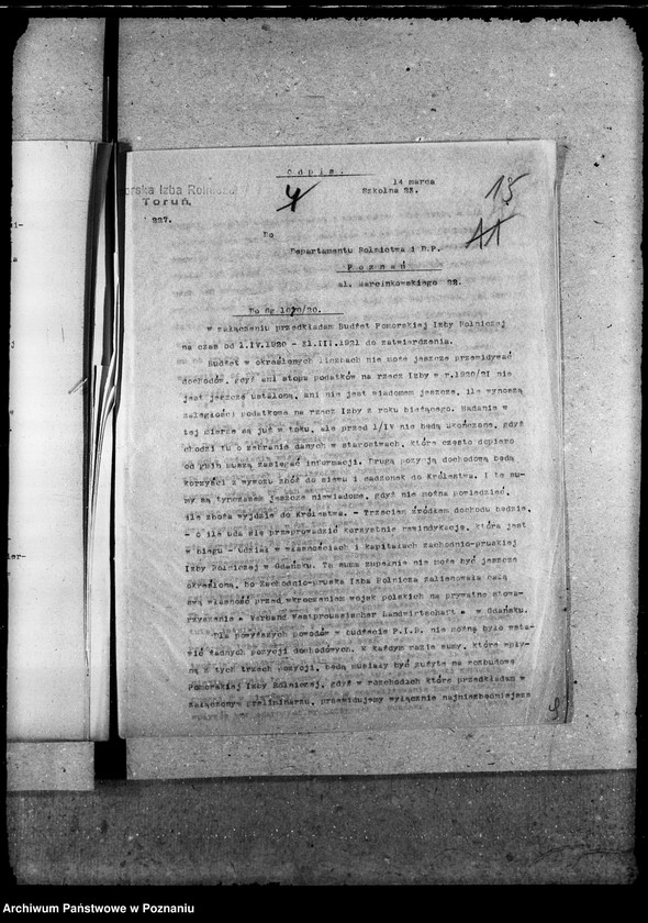 Obraz 19 z jednostki "Budżet Pomorskiej Izby Rolniczej na rok 1921"