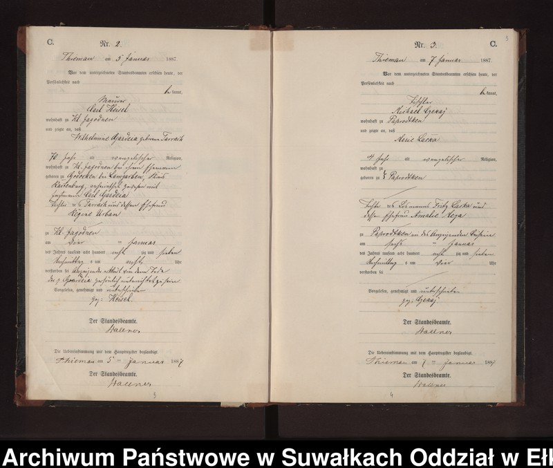 image.from.unit.number "Sterbe-Neben-Register des Preussischen Standes-Amtes Rydzewen Kreis Loetzen"