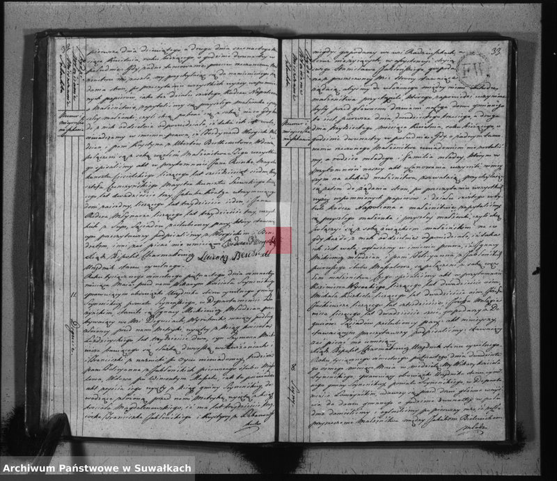 image.from.unit.number "Akta stanu cywilnego zaślubionych w gminie seyneńskiey od 1-go stycznia 1815 roku."