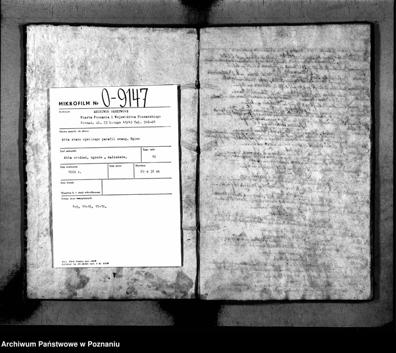 Obraz z jednostki "Duplikat der Geboren, Getrauten u. Verstorbenen"