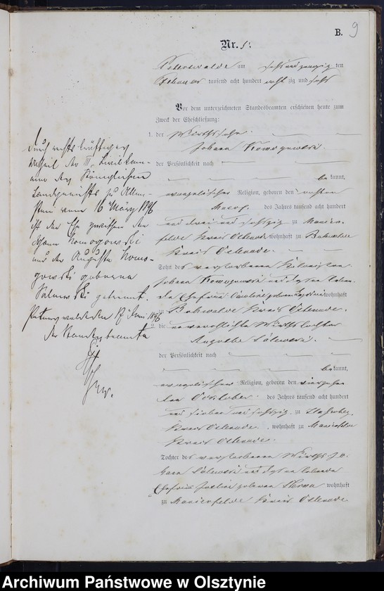 image.from.unit.number "Heiraths-Haupt-Register Nr 1 - 42"