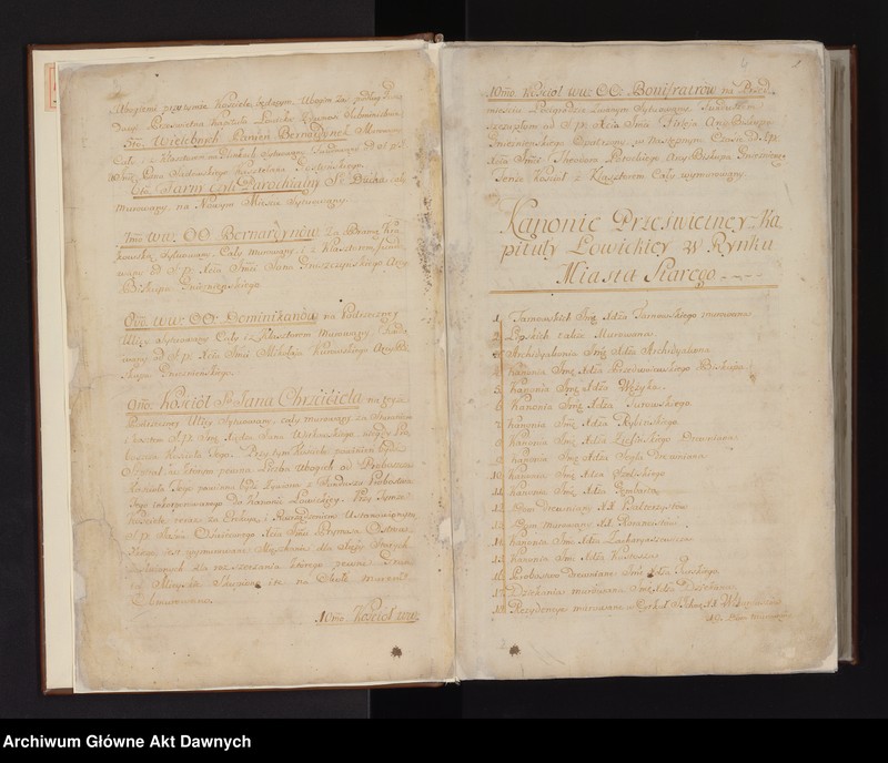 image.from.unit.number "Inventarium ducatus Lowicensis sede vacante post Fata piedessci Celsissimi [...] Antonii de Ostrów Ostrowski Archiepiscopi Gnesnensis Primatis Regni Poloniae Magni Ducatus Lithuaniae per me Theodorum Gabrielem de Siemienice Siemieński Decanum Metropolitanum Gnesnensem Conscriptum Anno 1785. [Inwentarz dóbr Księstwa Łowickiego sporządzony po śmierci arcybiskupa gnieźnieńskiego i prymasa Polski Antoniego Kazimierza Ostrowskiego (zm. 1784)]."