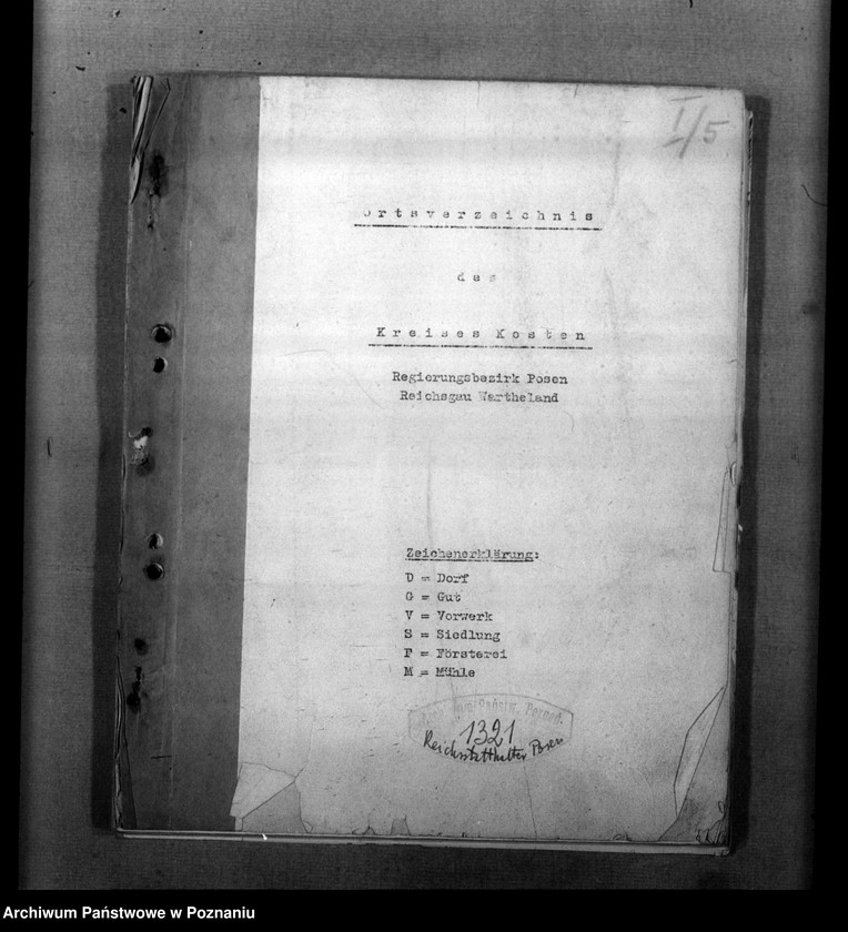 Obraz 4 z jednostki "Ortsverzeichnis des Kreises Kosten"