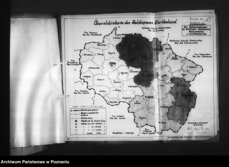 Obraz 17 z jednostki "Zuständigkeitsbereiche der Behörden im Reihsgau Wartheland"
