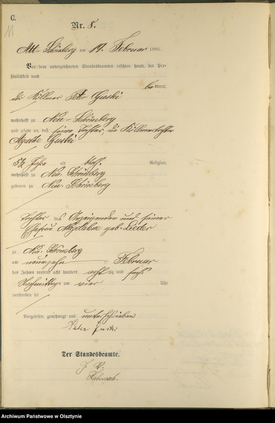image.from.unit.number "Sterbe-Haupt-Register Nr 1 - 71"