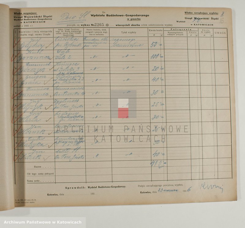 image.from.unit.number "Fundusz pomocy dla uczestników powstań śląskich, t. I"