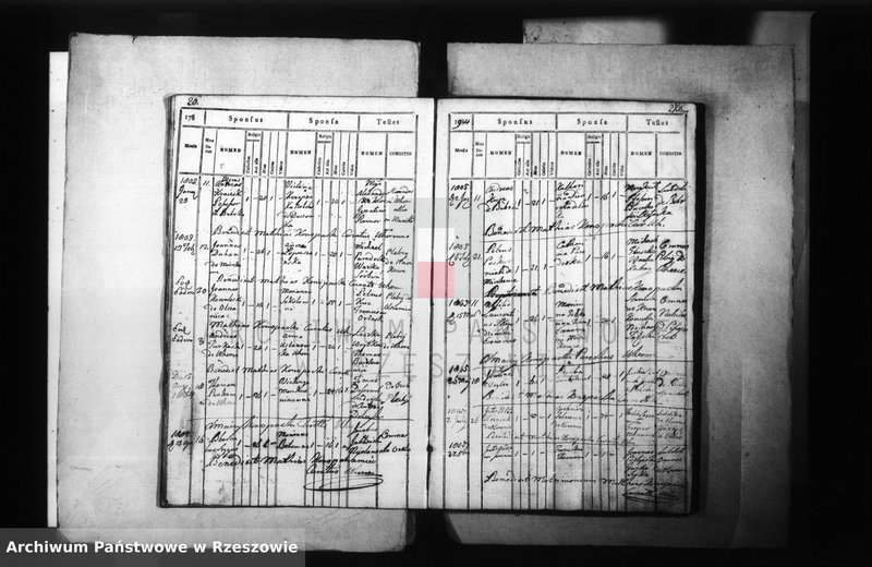 Obraz 18 z jednostki "Księga małżeństw"