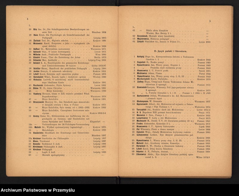 image.from.unit.number "Sprawozdanie Dyrekcji C.K. I Wyższej Szkoły Realnej w Krakowie za rok szkolny 1904 XXIX"