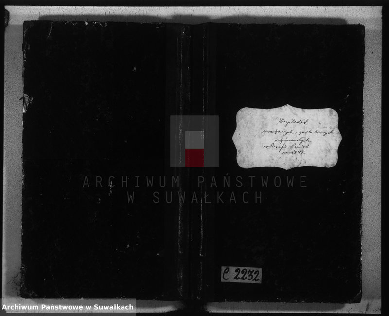 image.from.unit.number "Duplikat urodzonych, zaślubionych i umarłych w parafii Puńsk w roku 1845"