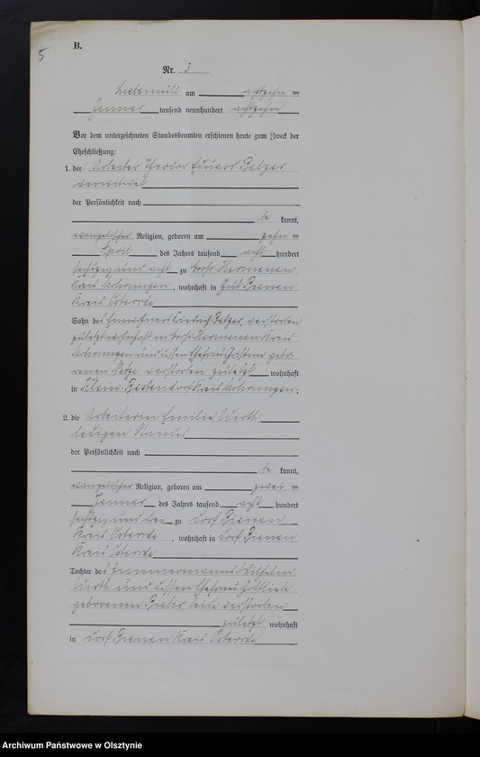 image.from.unit.number "Heirats-Neben-Register Nr 1 - 15"