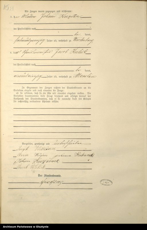 image.from.unit.number "Heiraths-Haupt-Register Nr 1 - 31"