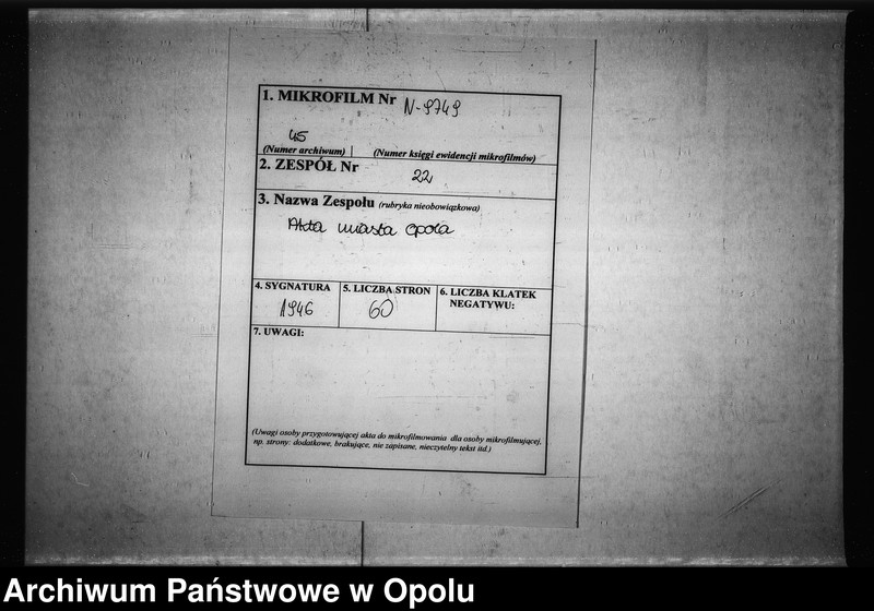Obraz 2 z jednostki "Acta des Magistrats zu Oppeln von Anstellung und Vereidung der Tabaks Distributeure ingleichen Denunciationen"