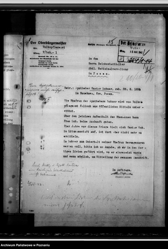 Obraz 20 z jednostki "Notdienstverpflichtung der Apotheker"