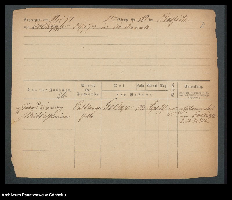 image.from.unit.number "Karty meldunkowe: Mittelsteiner - Modt"