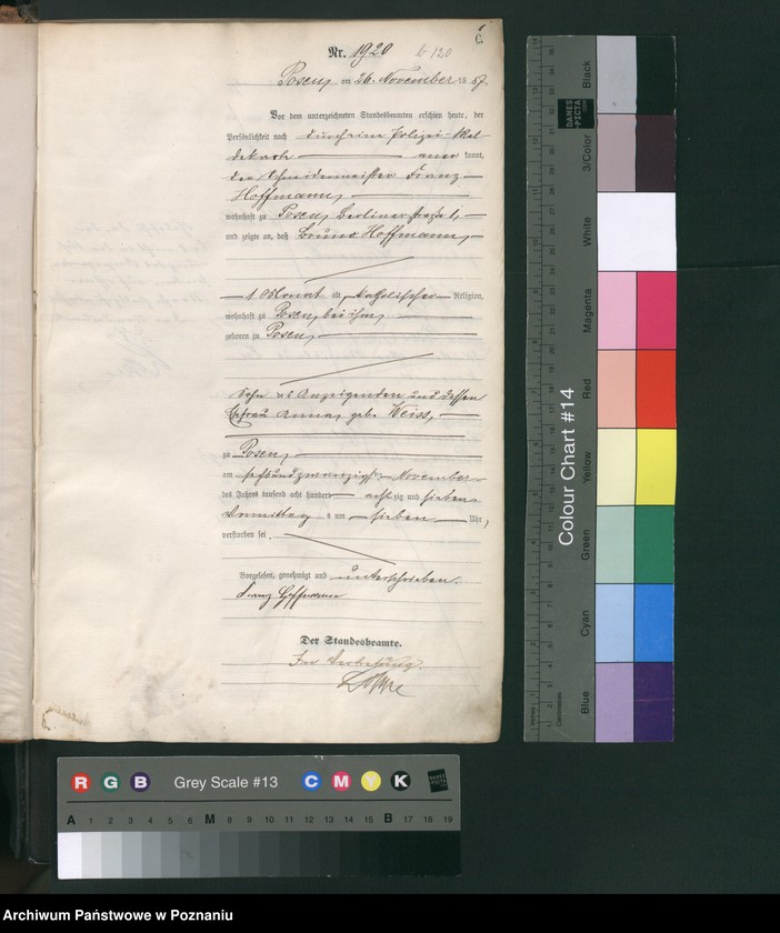 Obraz 4 z jednostki "Księga zgonów t. V"