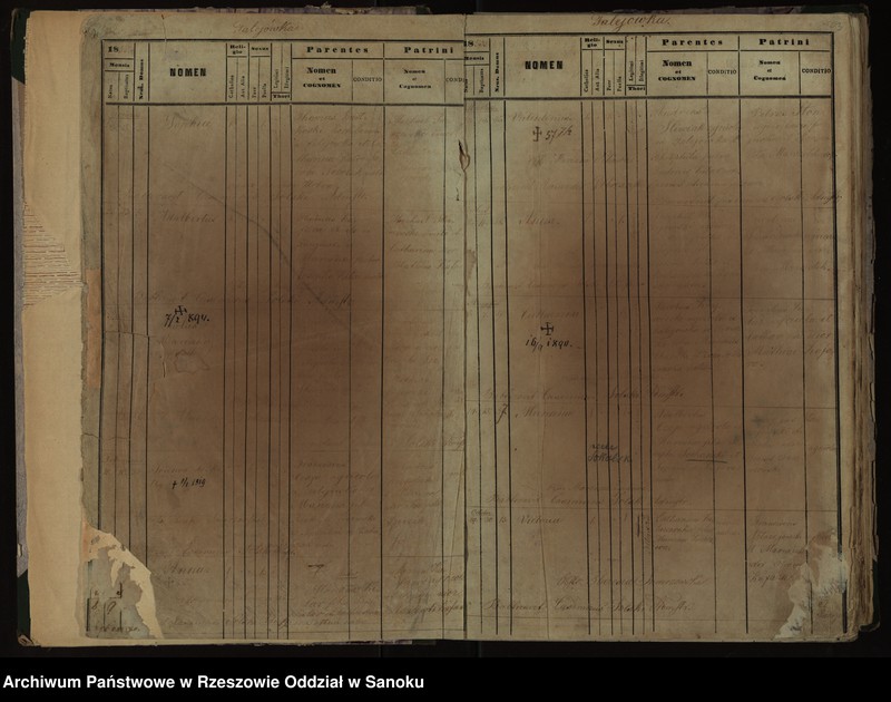 Obraz 4 z jednostki "Księga urodzeń z lat 1852-1896, małżeństw z lat 1862-1918, zgonów z lat 1859-1916 dla miejscowości Falejówka"