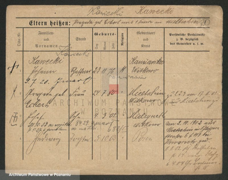 Obraz 20 z jednostki "Kawecki - Kaźmierczak (żonaci)"