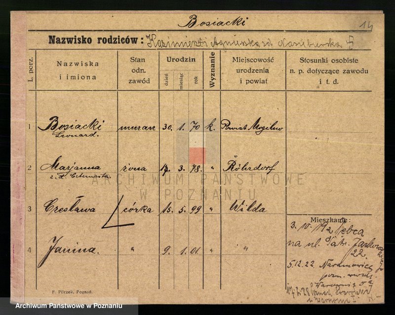 Obraz 15 z jednostki "Bosiacka - Brak"