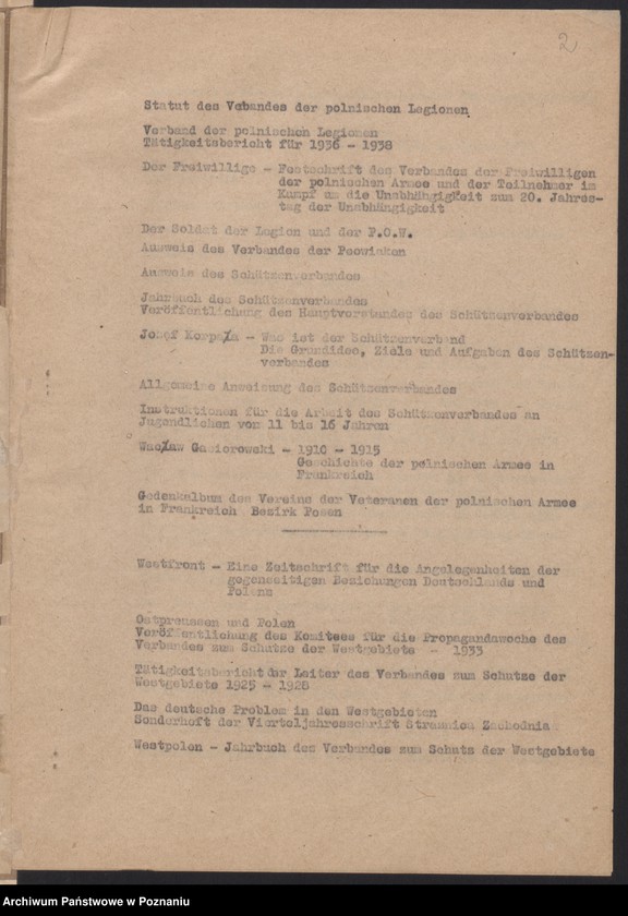 Obraz 5 z jednostki "Wykaz literatury związanej z powstaniem wielkopolskim - sporządzony przez Niemców."
