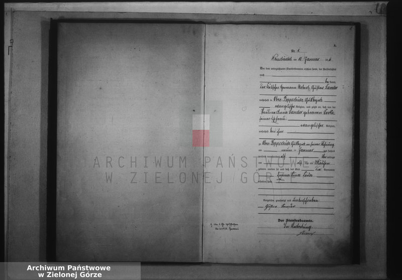 image.from.unit.number "Geburts-Haupt-Register 1911 vol. I No. 1 bis 84"