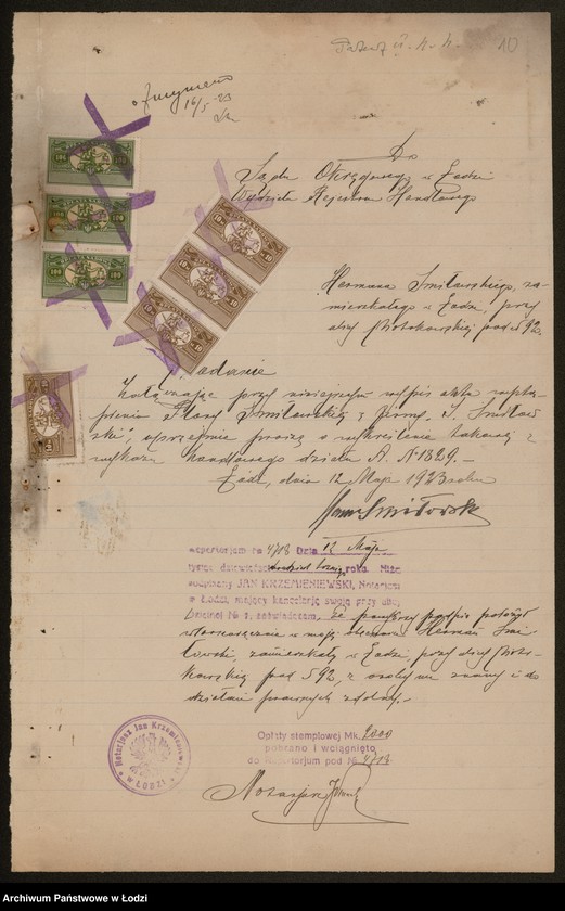 Obraz 12 z jednostki "Józef Śmigłowski- skład artykułów technicznych i agentura"