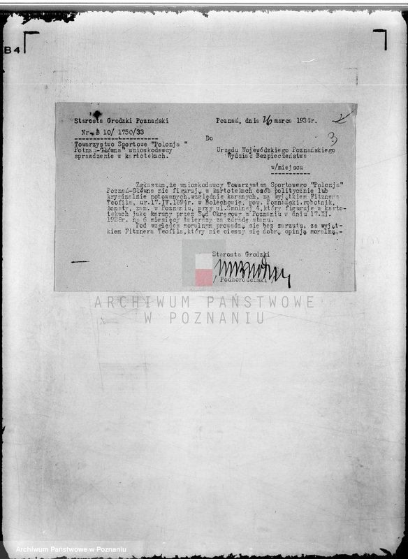 Obraz 7 z jednostki "Towarzystwo Sportowe,,Pentatlon" w Poznaniu/"