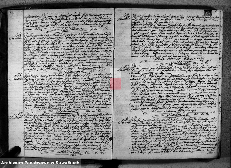 image.from.unit.number "Duplikat Akta Urzędnika Stanu Cwilnego Wyznania Mojżeszowego Okręgu Suwałki do zapisywania Urodzonych, Zaślubionych i Zmarłych na rok 1863"