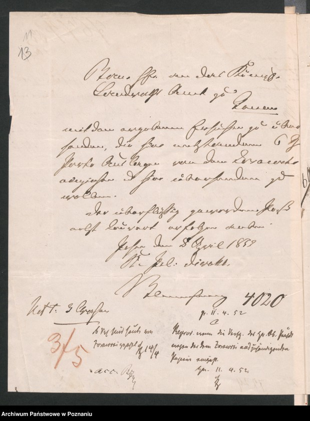 Obraz 15 z jednostki "A. betr. den polnischen Flüchtling Romuald Zorawski"