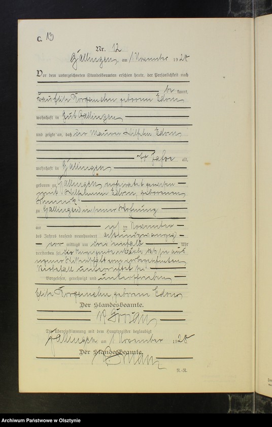 image.from.unit.number "Sterbe-Neben-Register Nr 1 - 15 [ Księga zgonów - wtóropis ]"