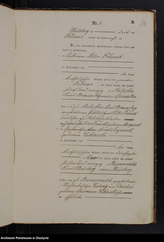 image.from.unit.number "Heiraths-Haupt-Register Nr 1 - 53"