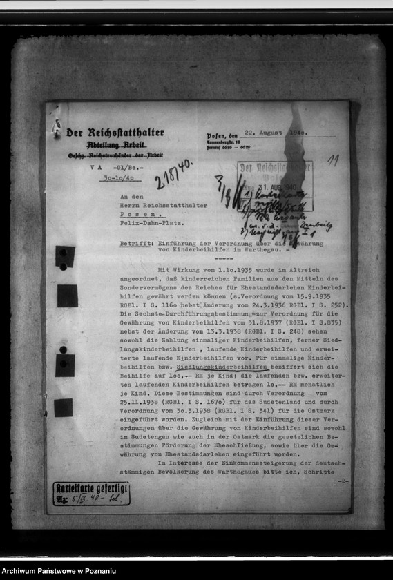 Obraz 15 z jednostki "Reichskinderbeihilfen"