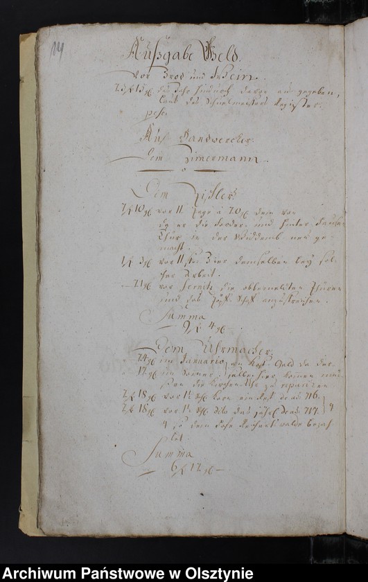 image.from.unit.number "Jahr Rechnung der Silberbachschen Kirchen"