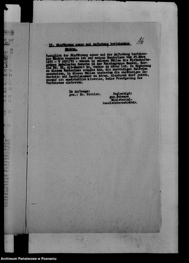 Obraz 20 z jednostki "Korespondencja w sprawie odbywania targów i jarmarków w okresie wojny"