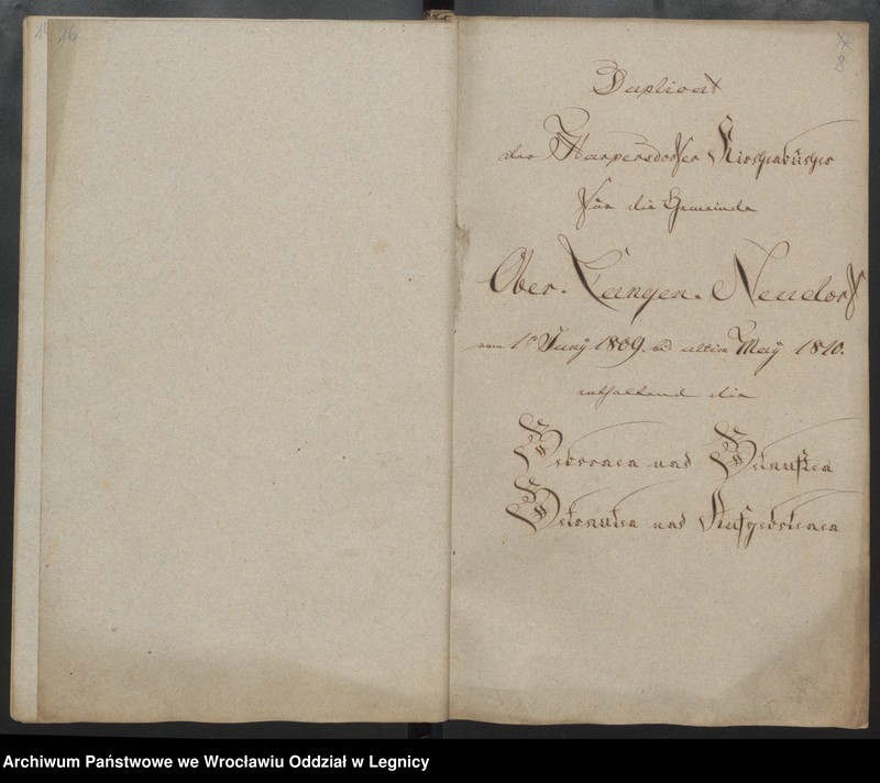 image.from.unit.number "Duplicat der Harpersdorfer Kirchenbücher von der Gemeinde Ober Harpersdorf Langen Neudorf"