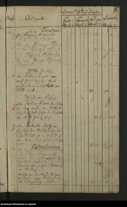 Obraz 9 z jednostki "[Journal der Einnahme und Ausgabe der Kämmereikasse]"