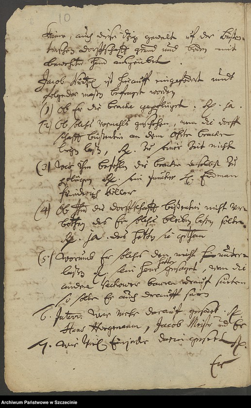 image.from.unit.number "Dorfschaft Büssenthin [Buszęcin] contra sämtliche Koeller auf Reckow [Rekowo] und deren Untertanen wegen der zu Ungebühr gepflügten Brache und verübter Gewalt."