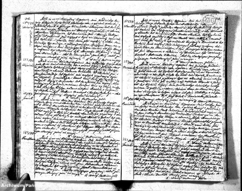 image.from.unit.number "Duplikat Aktów Urodzonych, Zaślubionych i Zeszłych Urzędnika Stanu Cywilnego Rzymsko-Katolickiego Kościoła Obrzędu Łacińskiego Parafii Kopciowskiey z Roku 1840"
