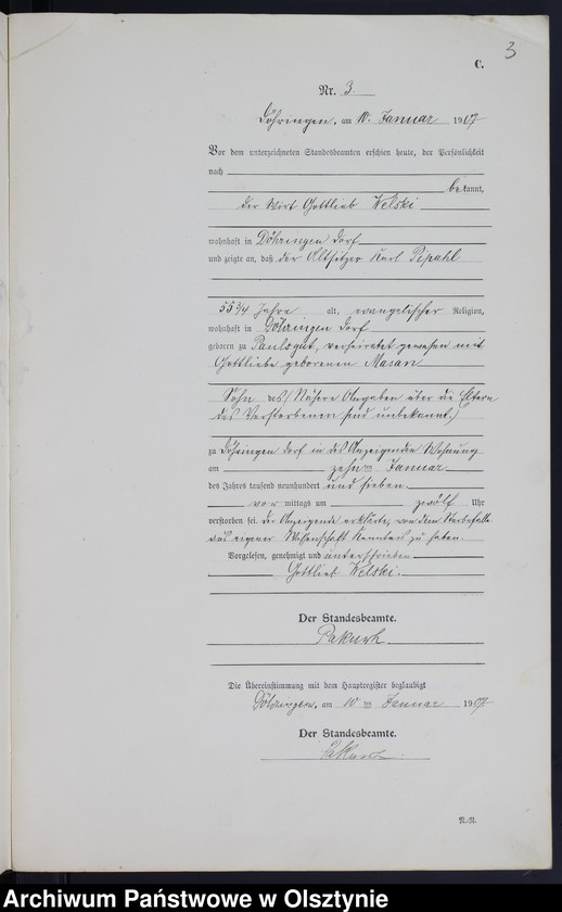 image.from.unit.number "Sterbe-Neben-Register Nr 1 - 26"