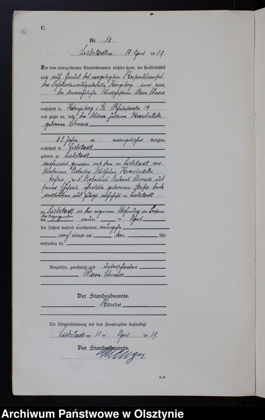 image.from.unit.number "Sterbe-Neben-Register Nr 1 - 43"